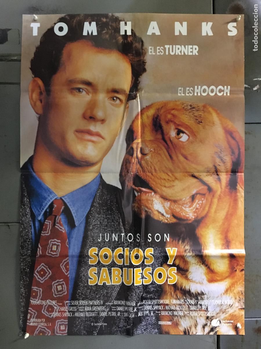 Cinema: ODC C851 SOCIOS Y SABUESOS TOM HANKS POSTER ORIGINAL 70X100 ESTRENO