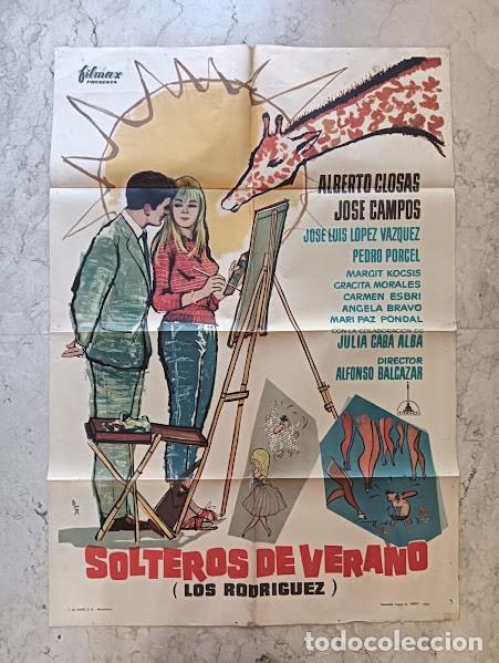 Kino: VKD 2613 SOLTEROS DE VERANO ALBERTO CLOSAS LOPEZ VAZQUEZ MCP POSTER ORIGINAL 70X100 ESTRENO