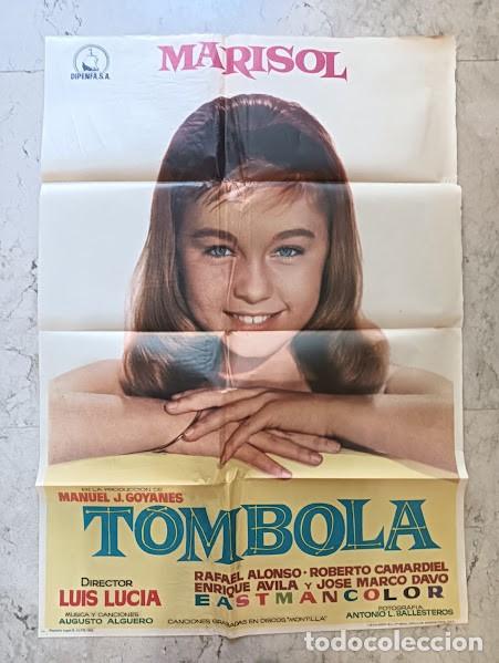 Cine: VKD 2618 TOMBOLA MARISOL POSTER ORIGINAL 70X100 ESTRENO