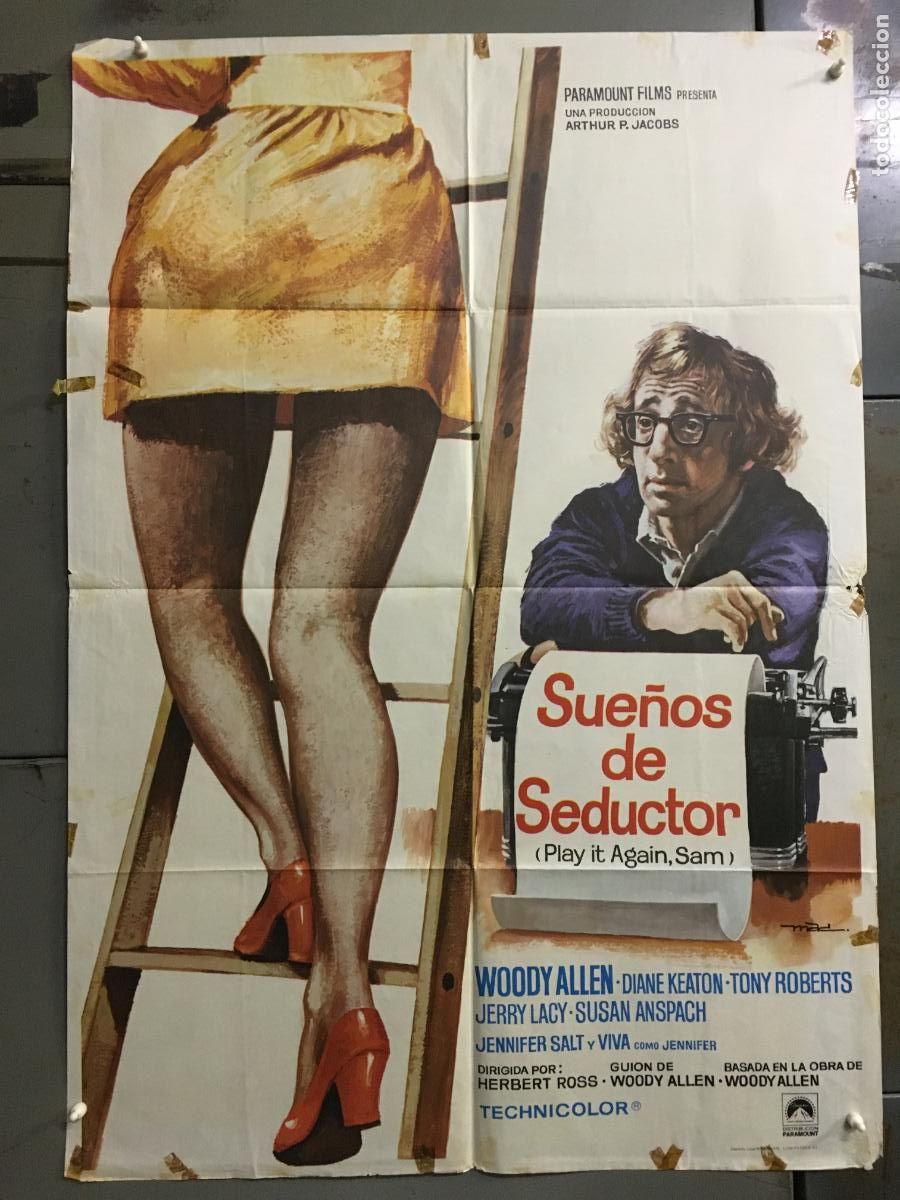 Cinema: ODC C864 SUE&Ntilde;OS DE SEDUCTOR WOODY ALLEN POSTER ORIGINAL 70X100 ESTRENO