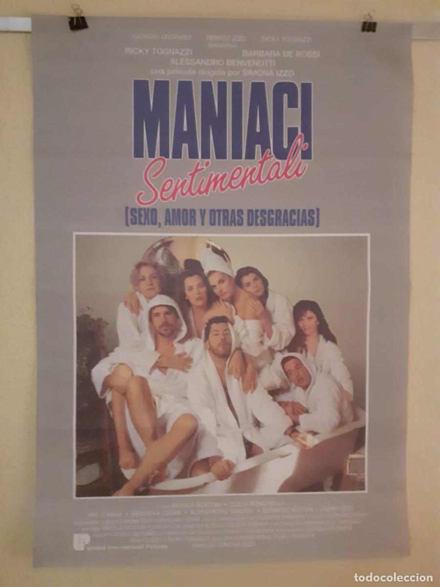 Cine: Cartel Original de Cine: Maniaci Sentimentali (1994) - Dir. Simona Izzo, Ricky Tognazzi