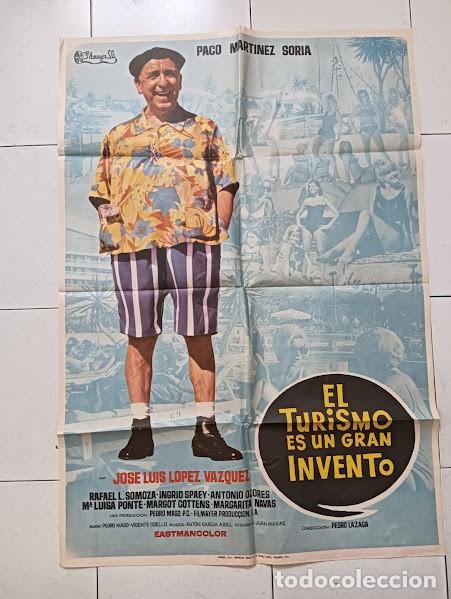 Cine: VKD 2646 EL TURISMO ES UN GRAN INVENTO PACO MARTINEZ SORIA POSTER ORIGINAL 70X100 ESTRENO