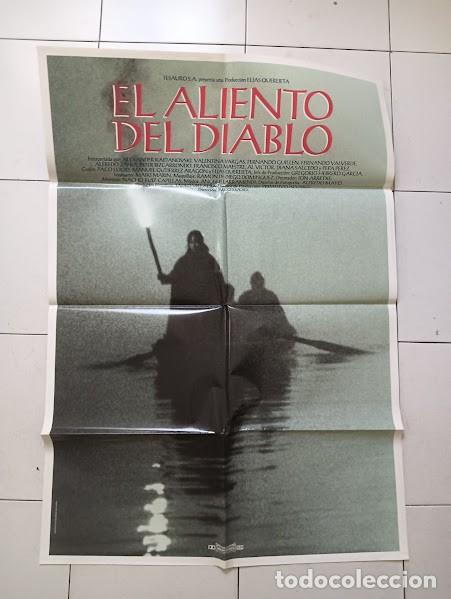 Cine: VKD 2652 EL ALIENTO DEL DIABLO KAIDANOVSKI PACO LUCIO CRUZ NOVILLO POSTER ORIGINAL 70X100 ESTRENO
