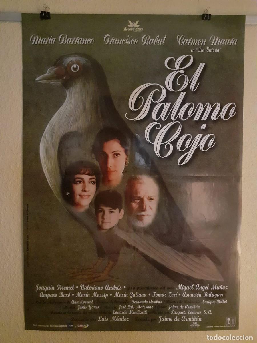Cine: Cartel Original de Cine: El Palomo Cojo (1995) - Carmen Maura, Francisco Rabal, Mar&iacute;a Barranco - 98x