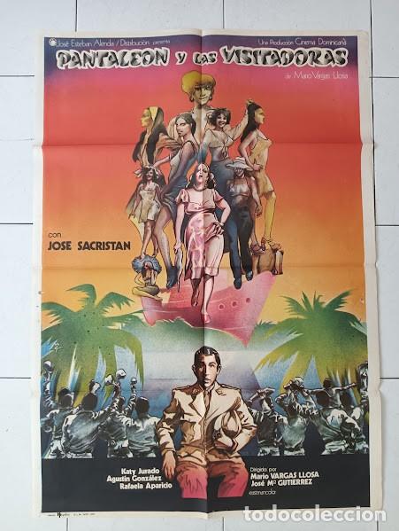 Cine: VKD 2653 PANTALEON Y LAS VISITADORAS JOSE SACRISTAN IVAN ZULUETA POSTER ORIGINAL 70X100 ESTRENO