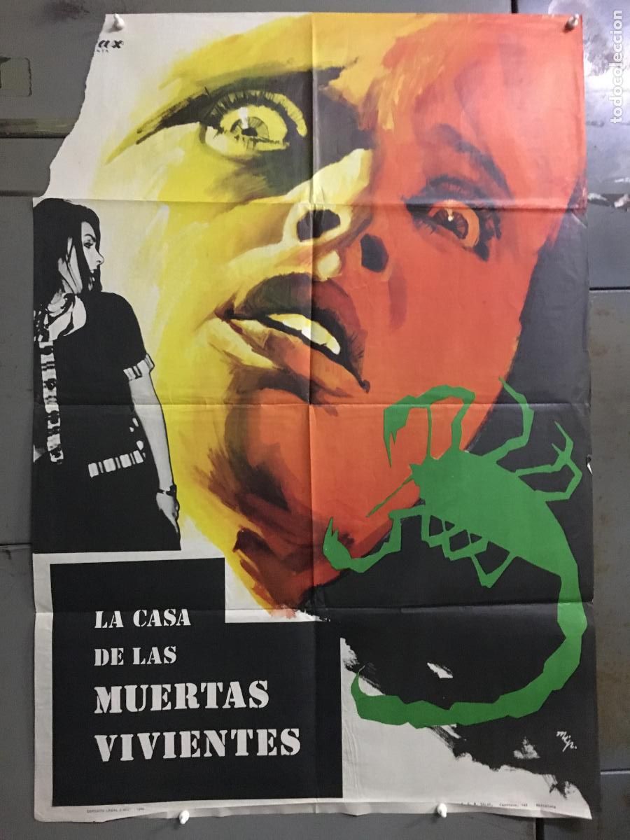 Cine: ODC C918 CASA DE LAS MUERTAS VIVIENTES ALFONSO BALCAZAR DANIELA GIORDANO POSTER ORIG 70X100 ESTRENO