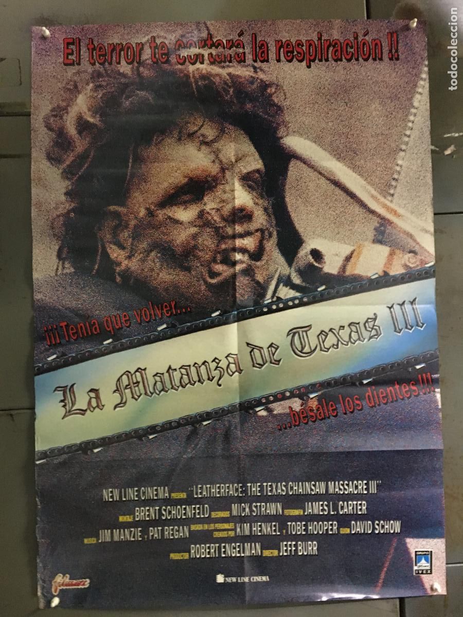Cine: ODC C921 LA MATANZA DE TEXAS 3 VIGGO MORTENSEN POSTER ORIGINAL 70X100 ESTRENO