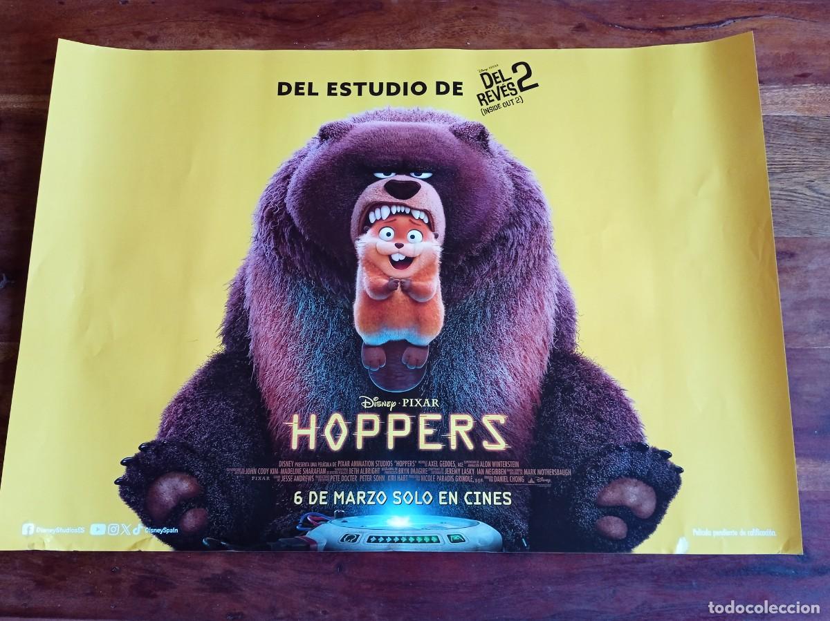 Cine: Hoppers - Animacion - Dir. Daniel Chong - Poster original Disney 2026