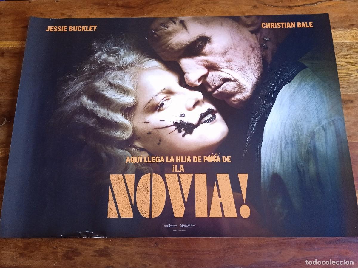 Cine: &iexcl;La novia! - Jessie Buckley, Christian Bale, Peter Sarsgaard, P. Cruz - Poster original Warner 2026