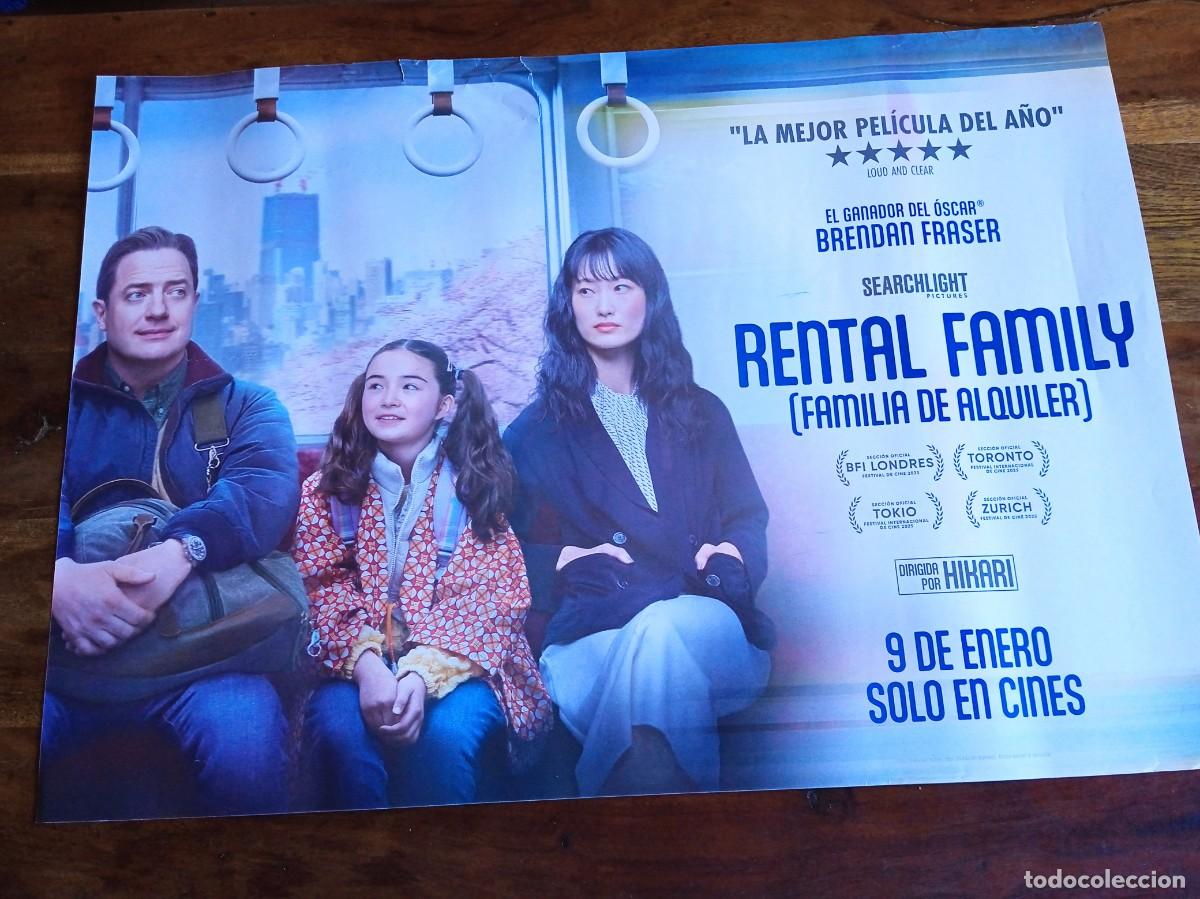 Cine: Rental Family - Brendan Fraser, Mari Yamamoto, Takehiro Hira - Poster original Fox 2026