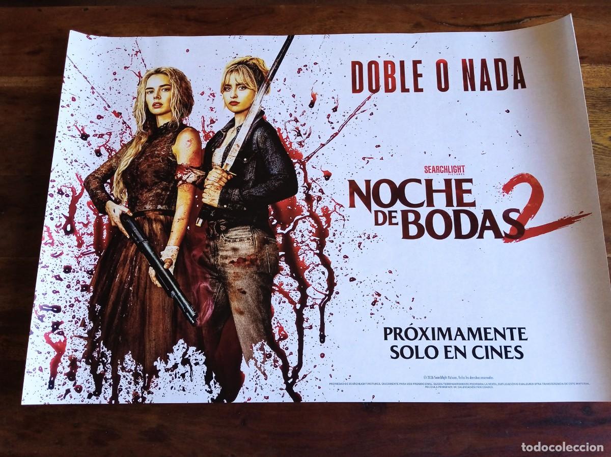 Cine: Noche de bodas 2 - Samara Weaving, Kathryn Newton, Sarah Michelle Gellar - Poster original Fox 2026
