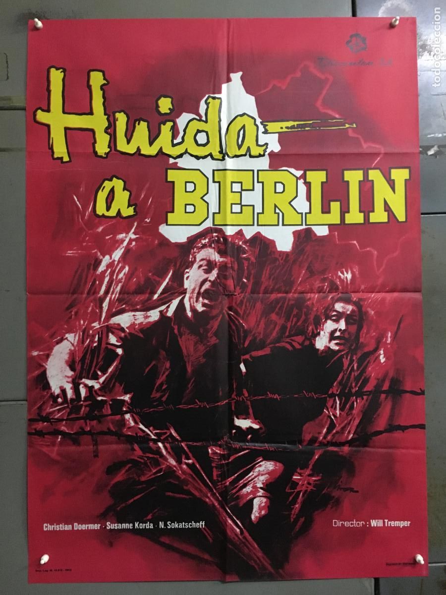 Cine: ODC C938 HUIDA A BERLIN CHRISTIAN DOERMER WILL TREMPER POSTER ORIGINAL 70X100 ESTRENO