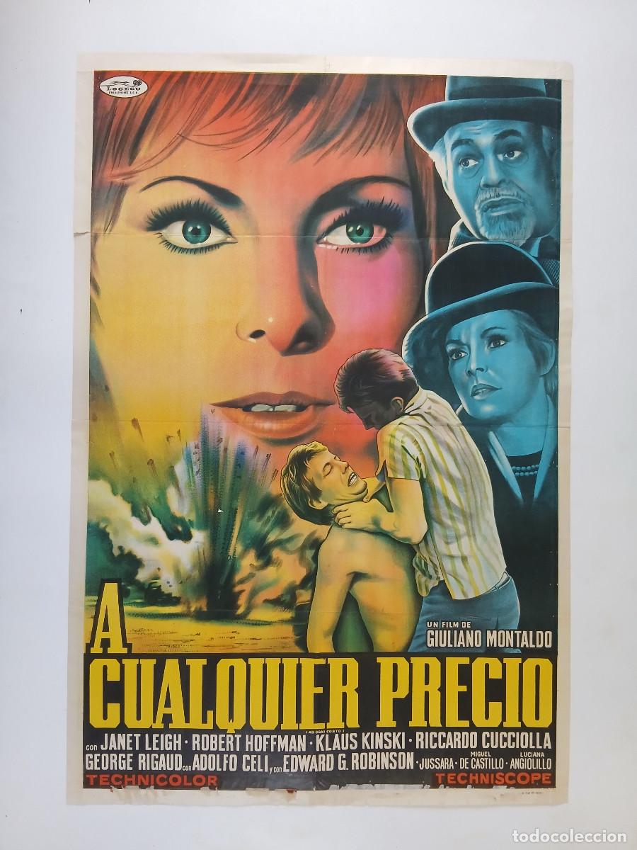 Cine: DIAMANTES A GOGO (1967) cartel argentino 110x75 litografico JANET LEIGH KLAUS KINSKI
