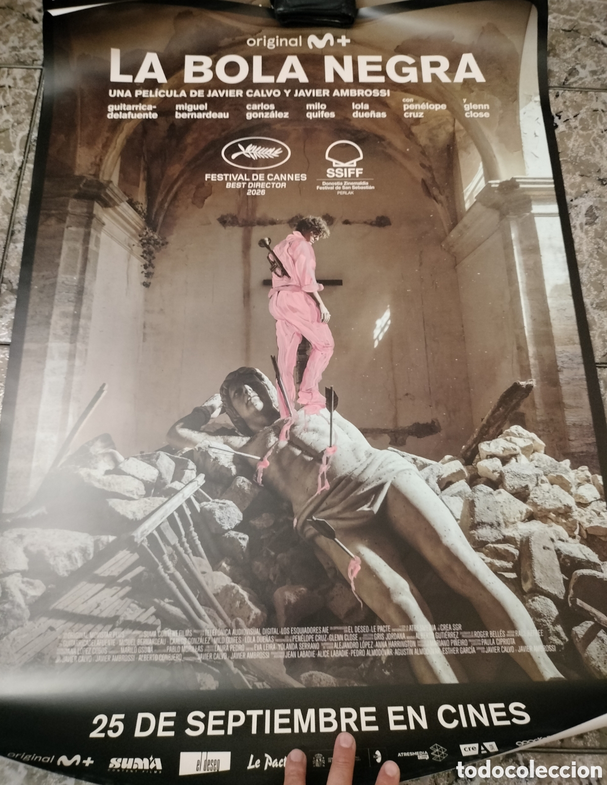 Cine: Poster Original La Bola Negra 100x70