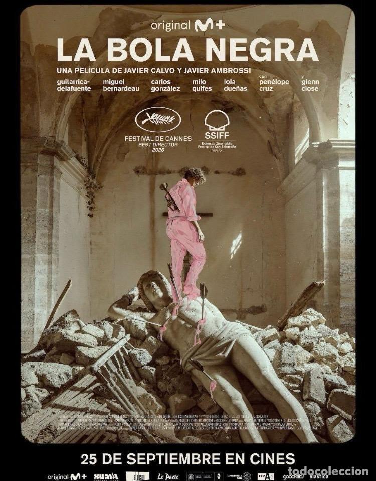 Cine: LA BOLA NEGRA POSTER ORIGINAL