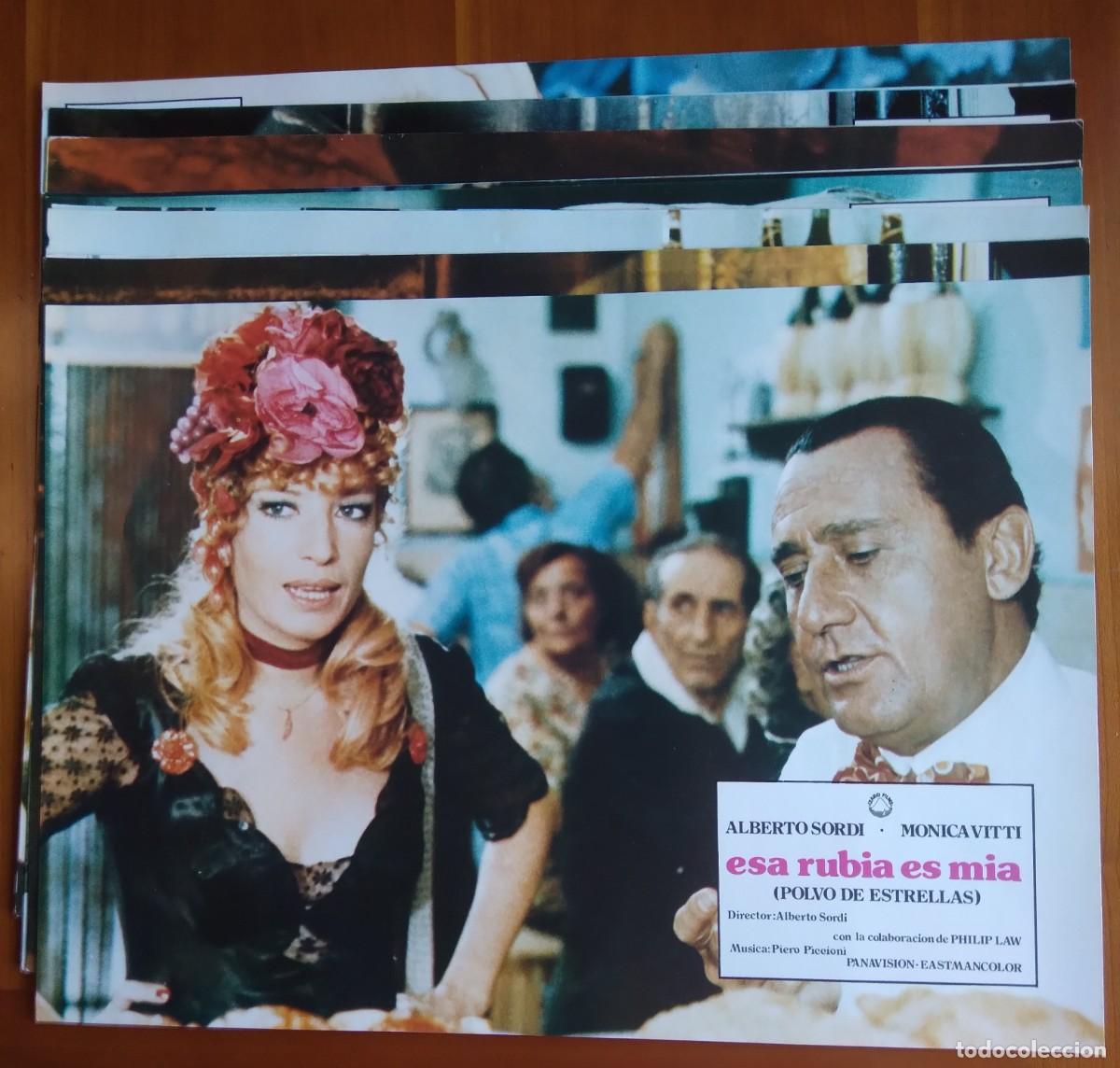 Cine: 12 CARTELES DEL FILM ESA RUBIA ES MIA *1973 MBC *34X24 MBC