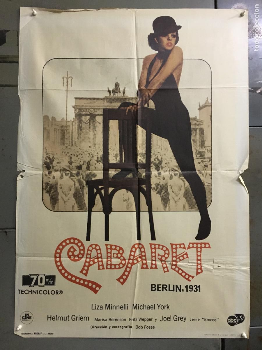 Cine: ODC C980 CABARET LIZA MINNELLI BOB FOSSE POSTER ORIGINAL 70X100 ESTRENO