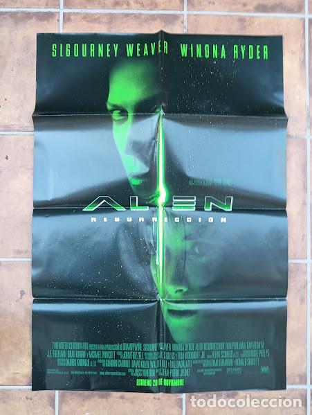 Cine: VKD 2672 ALIEN 4 RESURRECCION SIGOURNEY WEAVER WINONA RYDER POSTER ORIGINAL 70X100 ESTRENO