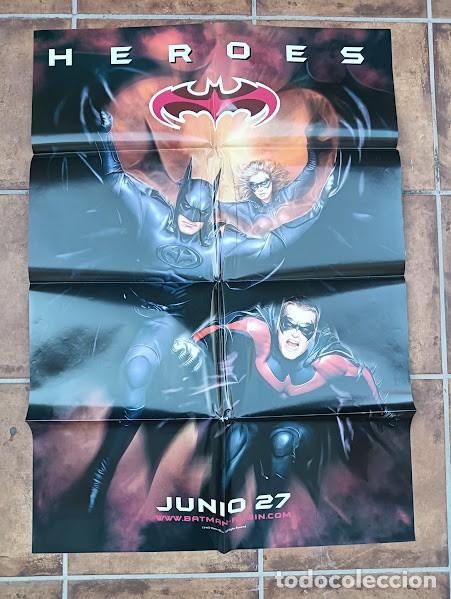Cinema: VKD 2674 BATMAN Y ROBIN HEROES CLOONEY SCHWARZENEGGER POSTER ORIGINAL 70X100 ESTRENO