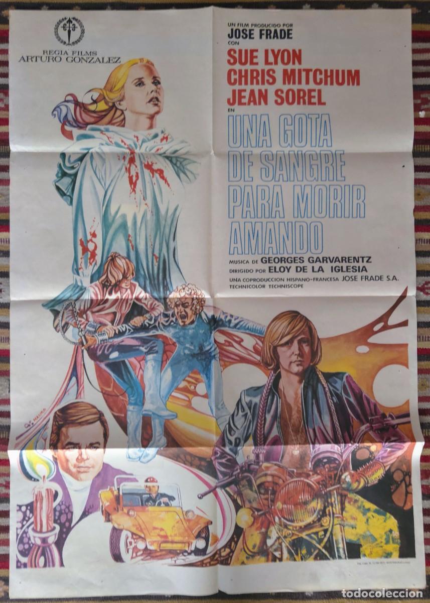 Cinema: Una gota de sangre para morir amando (1973) &ndash; Cartel original estreno Eloy de la Iglesia