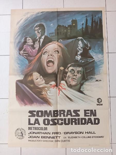 Cine: VKD 2678 SOMBRAS EN LA OSCURIDAD HOUSE OF DARK SHADOWS DAN CURTIS ESC POSTER ORIGINAL ESTRENO 70X100