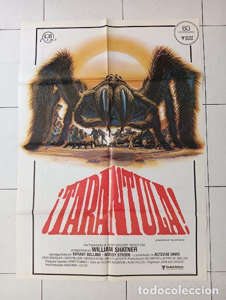Cine: VKD 2679 TARANTULA WILLIAM SHATNER TERROR SCI-FI POSTER ORIGINAL 70X100 ESTRENO