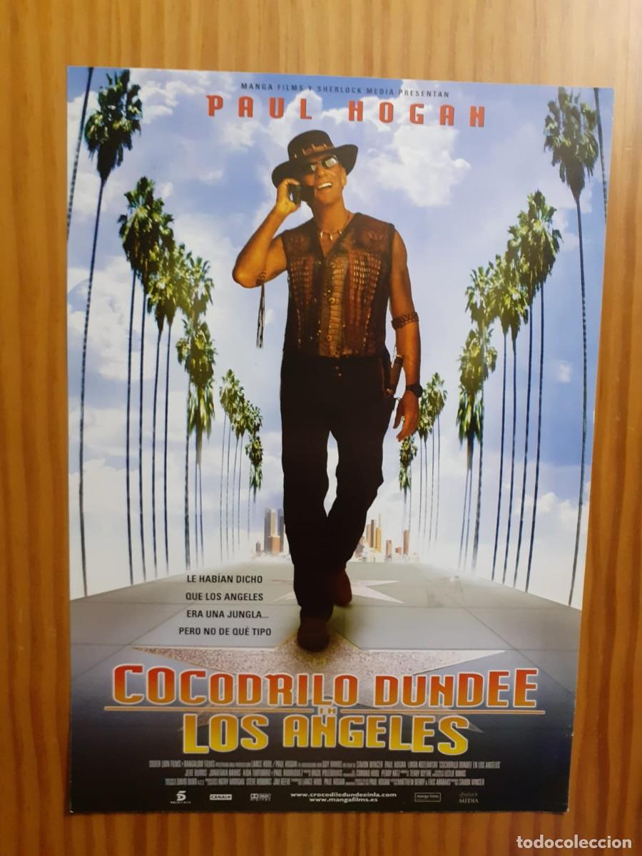 Cine: Minicartel Original De Taquilla: Cocodrilo Dundee En Los Angeles (2001) - Paul Hogan