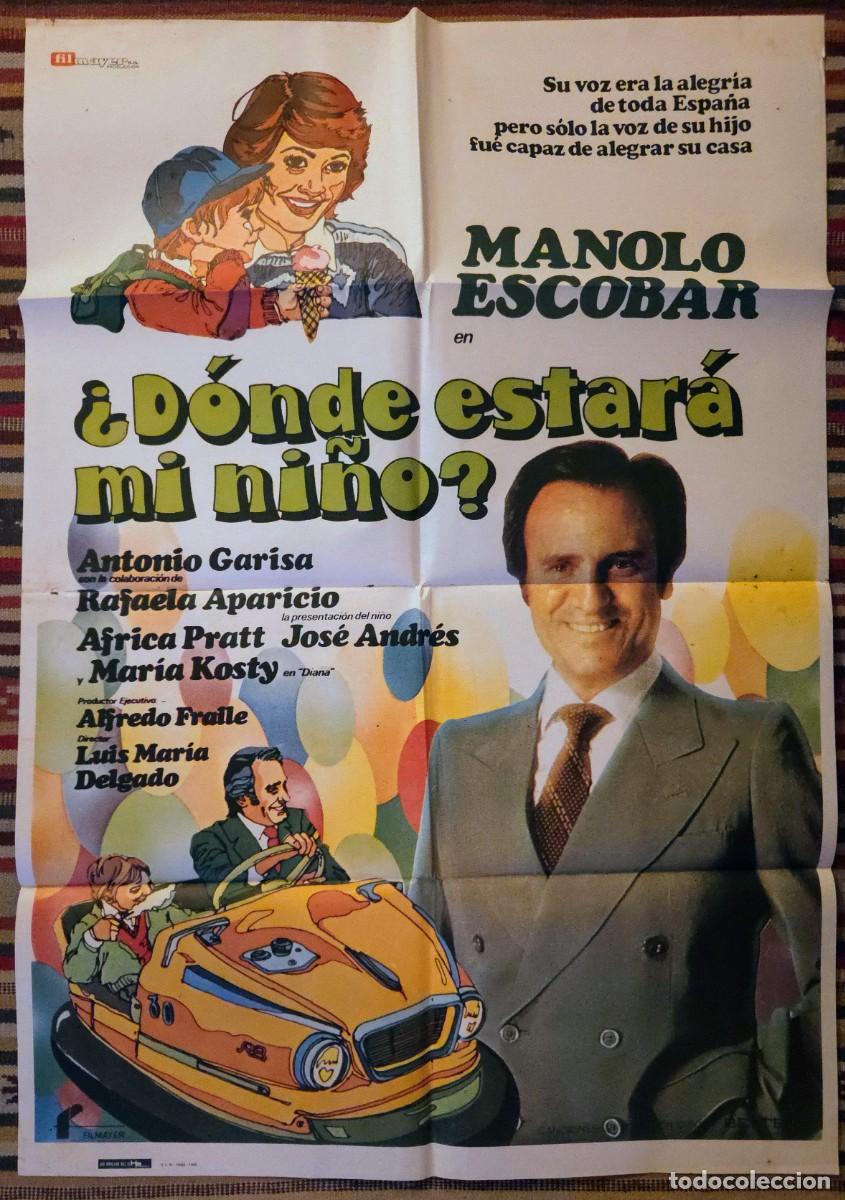 Cine: &iquest;D&oacute;nde estar&aacute; mi ni&ntilde;o? (1981) &ndash; 3 carteles originales + 12 fotocromos completos