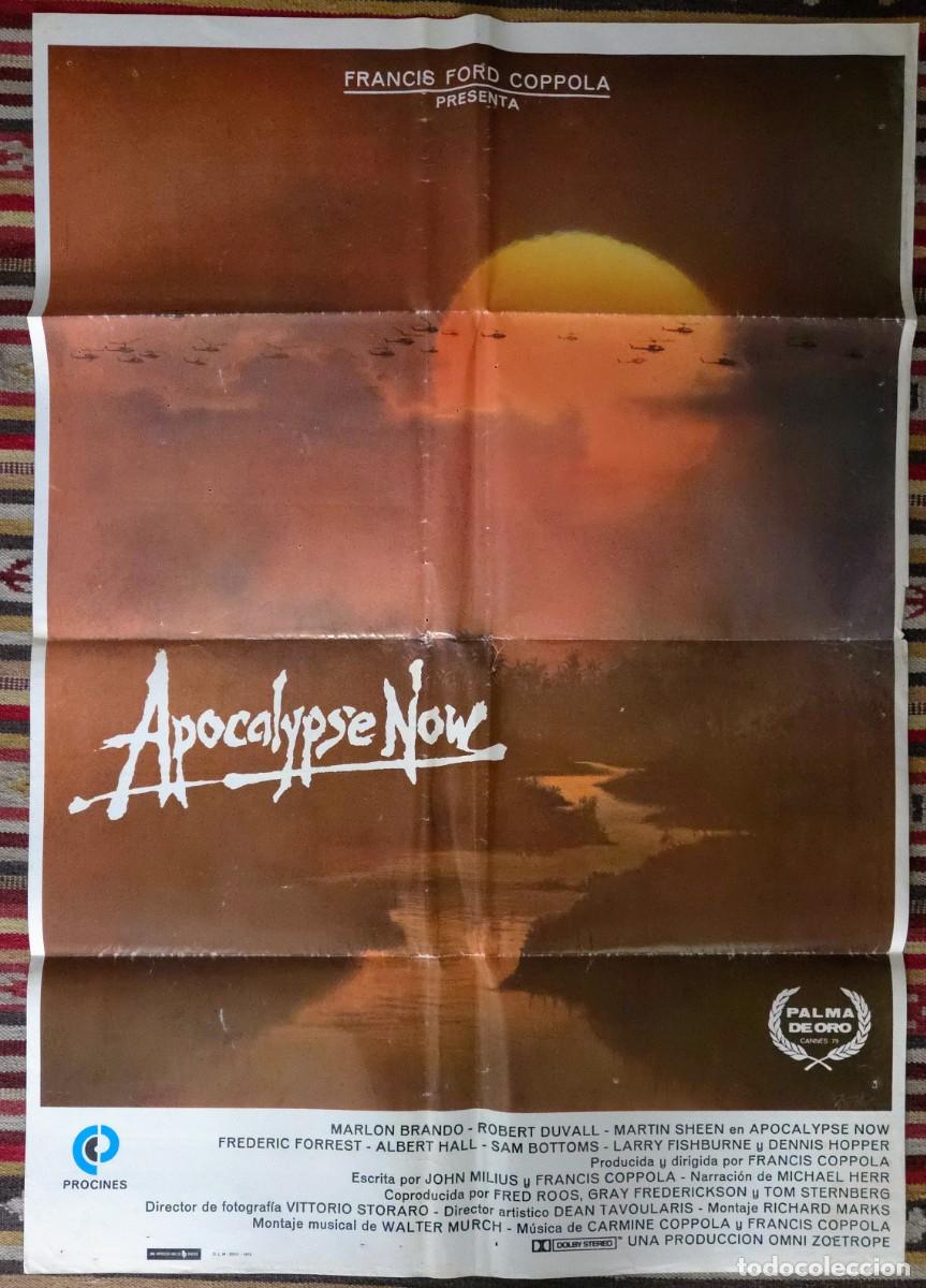 Cine: APOCALYPSE NOW 1979 &ndash; 2 carteles originales + 7 fotocromos &ndash; Coppola