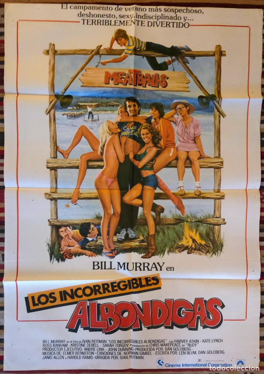 Cine: Los incorregibles Alb&oacute;ndigas (1979) original &ndash; Cartel + 10 fotocromos Bill Murray