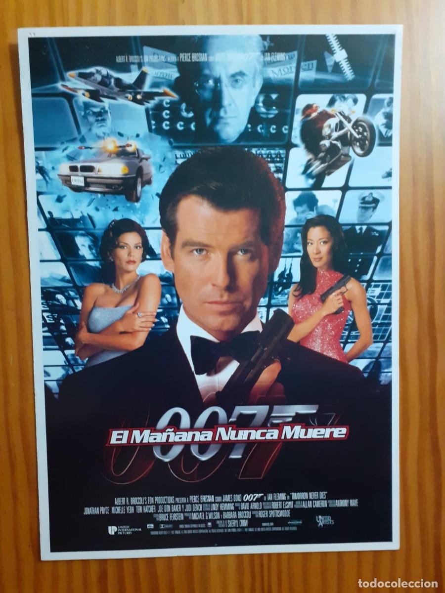 Cine: Guia De Prensa Desplegable Original: 007 El Ma&ntilde;ana Nunca Muere (1997) - Pierce Brosnan
