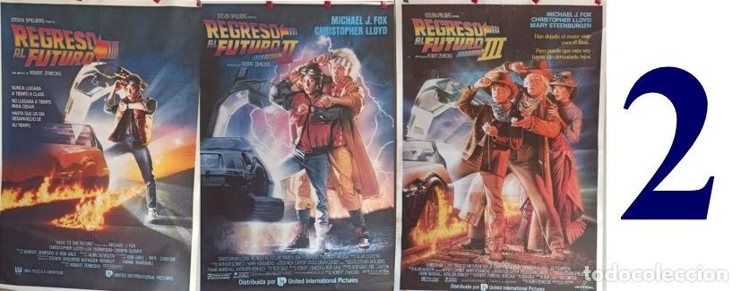 Cine: REGRESO AL FUTURO LOS TRES POSTERS LOTE 2