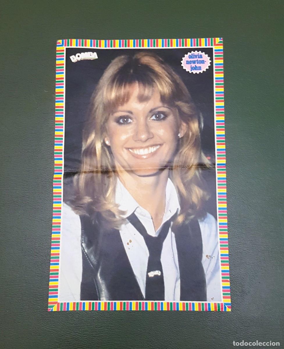 Cine: POSTER VINTAGE OLIVIA NEWTON JOHN REVISTA BOMBA A&Ntilde;O 1979