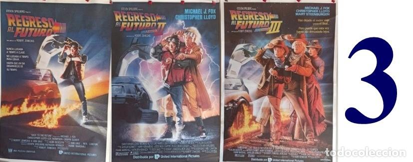 Cine: los tres posters de REGRESO AL FUTURO LOTE3