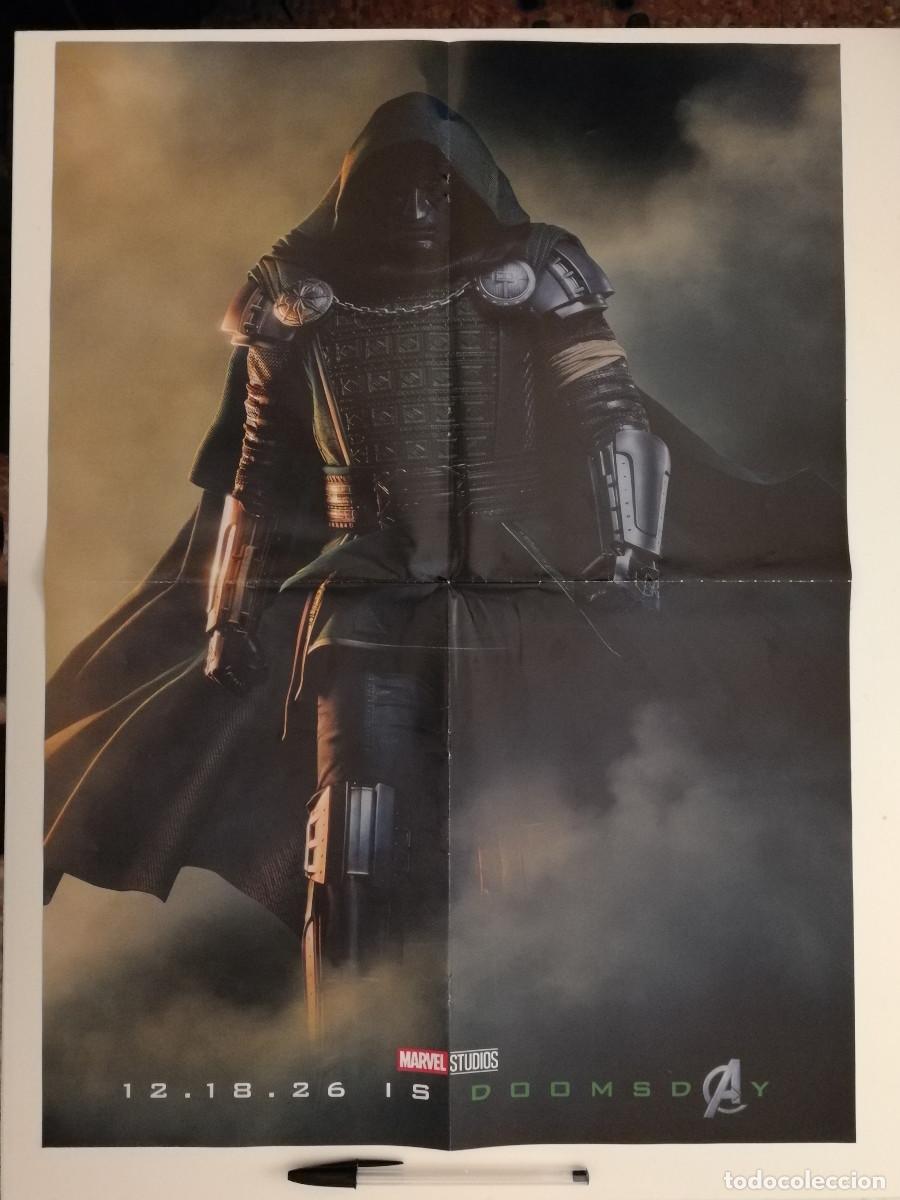 Cine: POSTER COLECCIONABLE -A2- AVENGERS DOOMSDAY - LOS VENGADORES - MARVEL