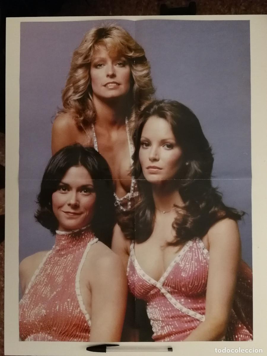 Cine: POSTER COLECCIONABLE -A2- LOS ANGELES DE CHARLIE -SERIE TV-Farrah Fawcett - Jaclyn Smith