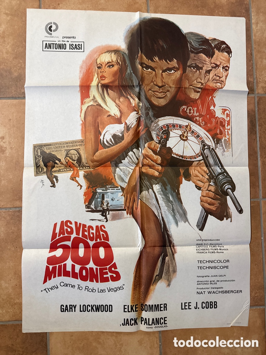 Cine: LAS VEGAS 500 MILLONES POSTER ORIGINAL