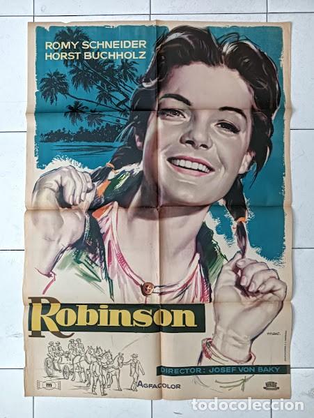 Cine: SMP 2712 ROBINSON ROMY SCHNEIDER MAC POSTER ORIGINAL 70X100 ESTRENO