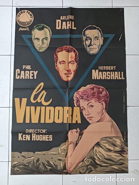 Cine: SMP 2713 LA VIVIDORA ARLENE DAHL POSTER ORIGINAL 70X100 ESTRENO LITOGRAFIA