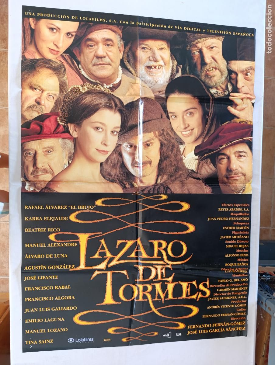 Cine: POSTER ORIGINAL LAZARO DE TORMES - 97 X 68 CM - FERNANDO FERNAN GOMEZ (388)
