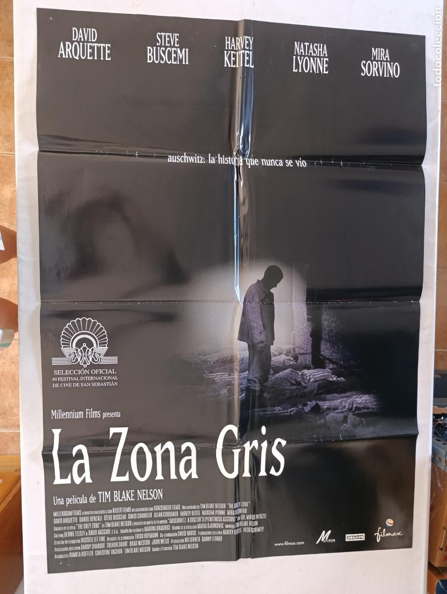 Cine: POSTER ORIGINAL LA ZONA GRIS - DAVID ARQUETTE, STEVE BUSCEMI - 96 X 68 CM. (388)