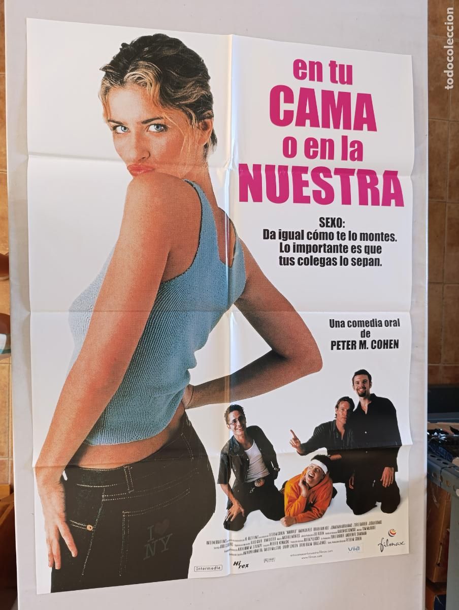Cine: POSTER ORIGINAL EN TU CAMA O EN LA NUESTRA - 95 X 68 CM (388)