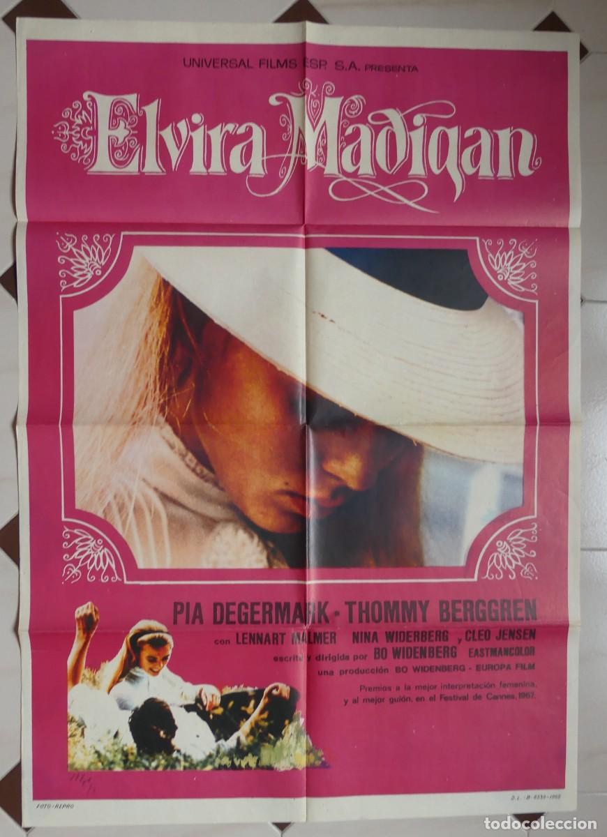 Cine: CARTEL ORIGINAL DEL ESTRENO DEL FILM : ELVIRA MADIGAN (PAGO POR BIZUM - PEDIDO MINIMO 50 EUROS )