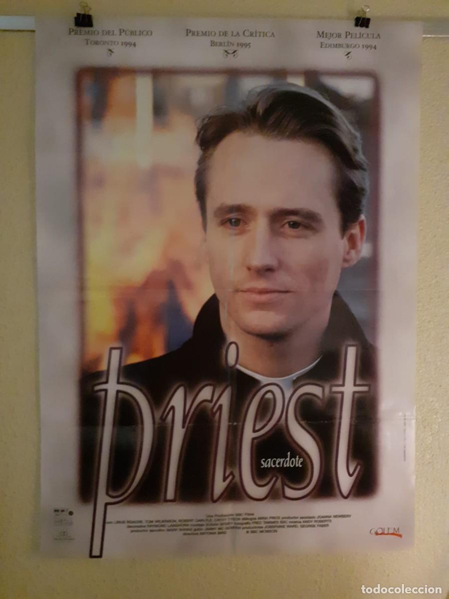 Cine: Cartel Original De Cine: Priest (Sacerdote, 1994) - Antonia Bird / Linus Roache, Tom Wilkinson