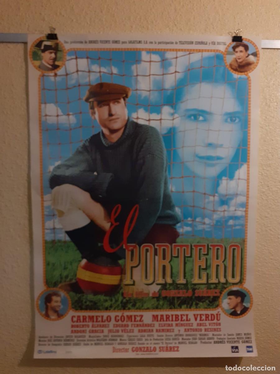 Cine: Cartel Original De Cine: El Portero (2000) - Gonzalo Su&aacute;rez / Carmelo G&oacute;mez, Maribel Verd&uacute;