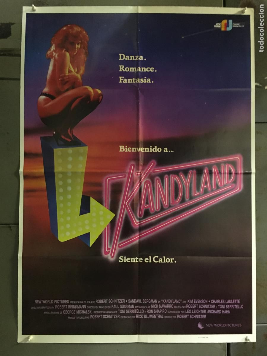 Cine: AFR18 KANDYLAND SANDAHL BERGMAN ROBERT SCHNITZER POSTER ORIGINAL 70X100 ESTRENO h3
