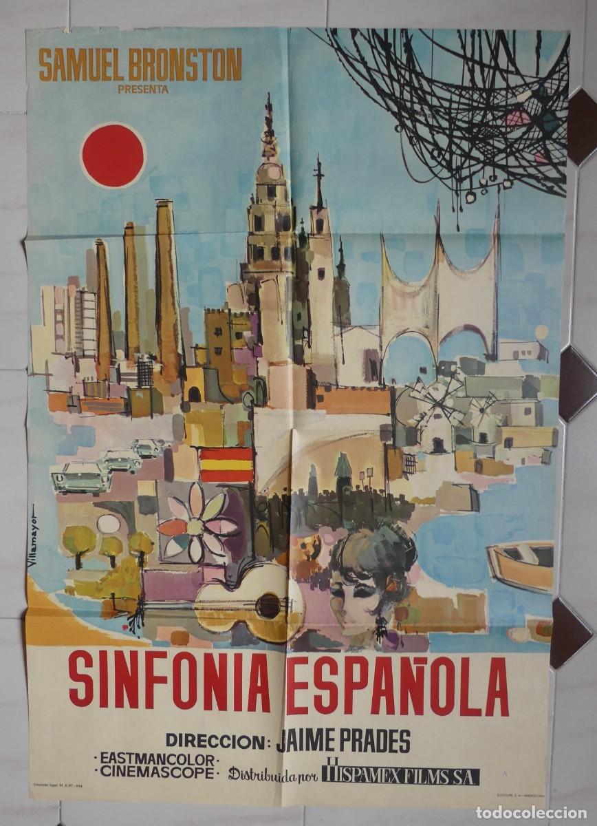 Cine: CARTEL DEL FILM : SINFONIA ESPA&Ntilde;OLA ( 1964 ) (PAGO POR BIZUM - PEDIDO MINIMO 50 EUROS) )