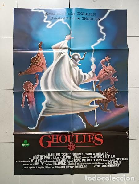 Cine: VKD 2716 GHOULIES LUKA BERKOVICI LISA PELIKAN POSTER ORIGINAL 70X100 ESTRENO