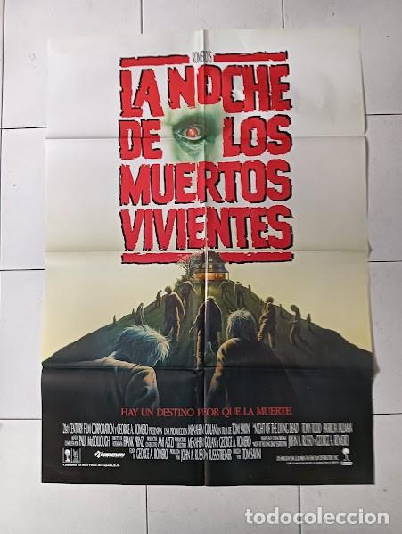 Cine: VKD 2717 LA NOCHE DE LOS MUERTOS VIVIENTES TOM SAVINI POSTER ORIGINAL 70X100 ESTRENO
