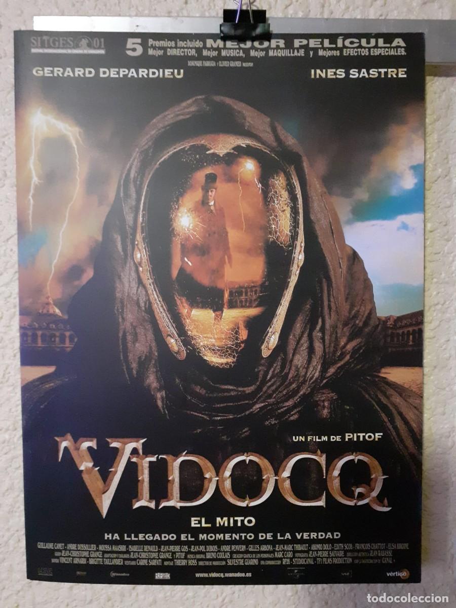 Cine: Dossier Press Book / Gu&iacute;a De Cine Desplegable: Vidocq El Mito (2001) - G&eacute;rard Depardieu, In&eacute;s Sastre